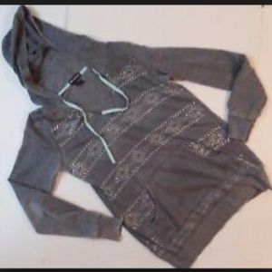 Miss Chievous Gray Glittery Sweatshirt / Hoodie